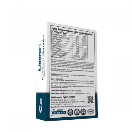 Ligone Kalsiyum Complex 60 Tablet Fiyatı